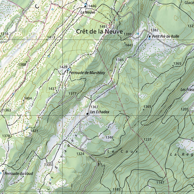 SwissTopo Savognin, 1:25,000 digital map