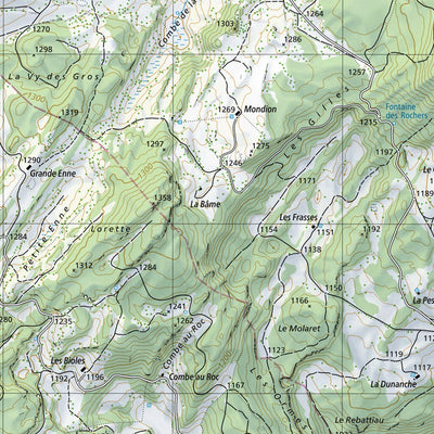 SwissTopo Savognin, 1:25,000 digital map