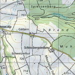 SwissTopo Schaffhausen, 1:50,000 digital map