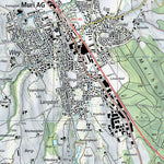 SwissTopo Schöftland, 1:25,000 digital map