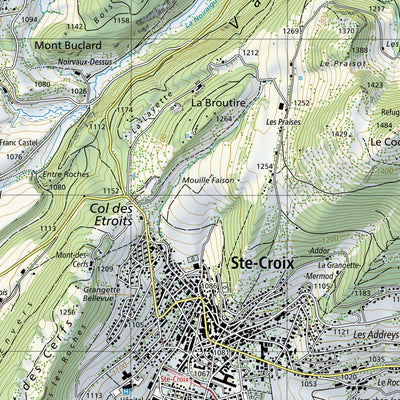 SwissTopo Schwarzenburg, 1:25,000 digital map