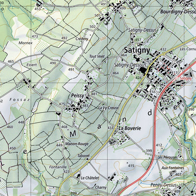 SwissTopo Sciora, 1:25,000 digital map