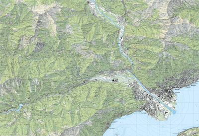 SwissTopo Sembrancher, 1:25,000 digital map