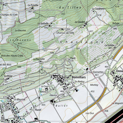 SwissTopo Serneus, 1:25,000 digital map