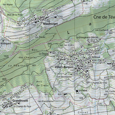 SwissTopo Serneus, 1:25,000 digital map