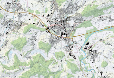 SwissTopo Sirnach, 1:10,000 digital map