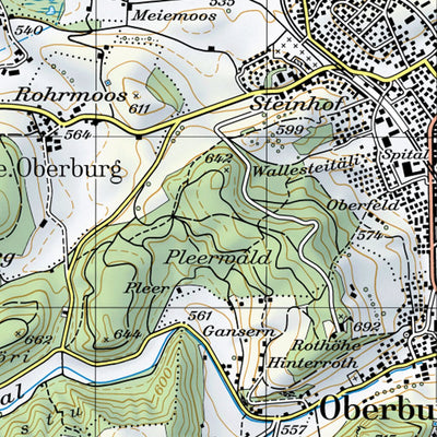 SwissTopo Solothurn, 1:50,000 digital map