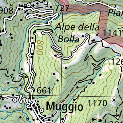 SwissTopo Sotto Ceneri, 1:100,000 digital map