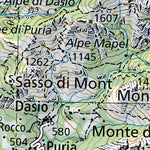 SwissTopo Sotto Ceneri, 1:100,000 digital map
