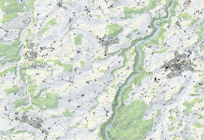 SwissTopo St. Antoni, 1:10,000 digital map