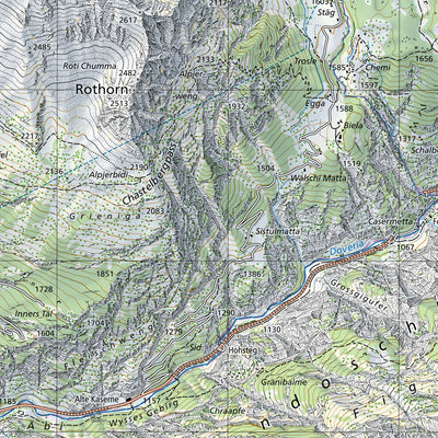 SwissTopo St. Niklaus, 1:25,000 digital map