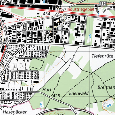 SwissTopo Stein am Rhein, 1:50,000 digital map