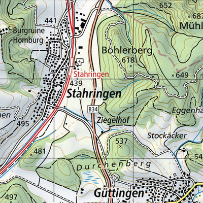 SwissTopo Stein am Rhein, 1:50,000 digital map