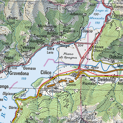 Südost-Schweiz Svizzera Sudest, 1:200,000 Preview 2