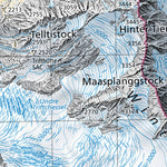 SwissTopo Sustenpass, 1:50,000 digital map