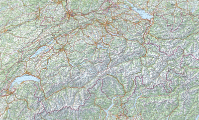 SwissTopo Switzerland, 1:500,000 digital map