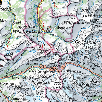 SwissTopo Switzerland, 1:500,000 digital map