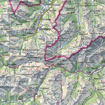 SwissTopo Switzerland NE, 1:200,000 digital map