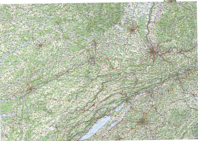 SwissTopo Switzerland NW, 1:200,000 digital map