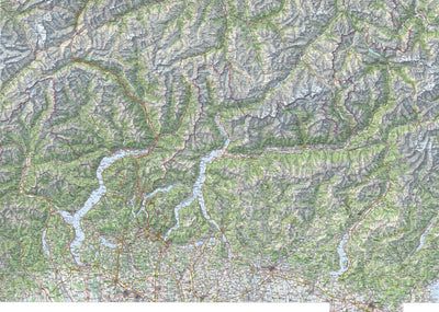 SwissTopo Switzerland SE, 1:200,000 digital map