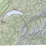 SwissTopo Switzerland SW, 1:200,000 digital map