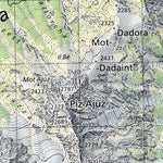 SwissTopo Tarasp, 1:50,000 digital map