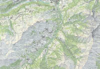 SwissTopo Thusis, 1:25,000 digital map