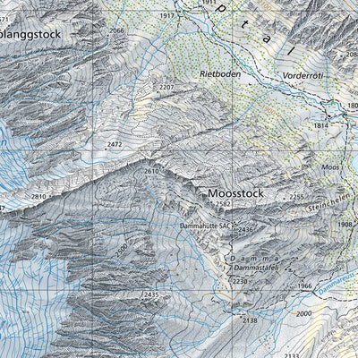SwissTopo Urseren, 1:25,000 digital map