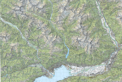 SwissTopo Val Verzasca, 1:50,000 digital map