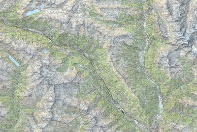SwissTopo Valle Leventina, 1:50,000 digital map