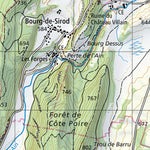 SwissTopo Vallée de Joux, 1:50,000 digital map