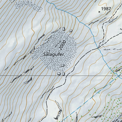 SwissTopo Vals 1, 1:10,000 digital map