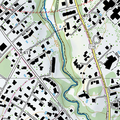 SwissTopo Veyrier, 1:10,000 digital map