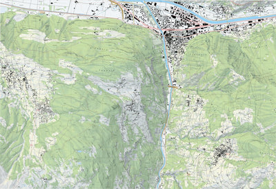 SwissTopo Visp, 1:10,000 digital map