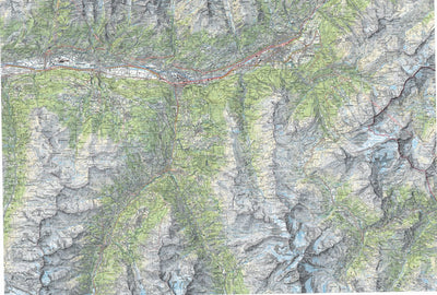 SwissTopo Visp, 1:50,000 digital map