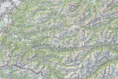 SwissTopo Vorarlberg, 1:100,000 digital map