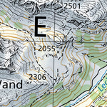 SwissTopo Vorarlberg, 1:100,000 digital map