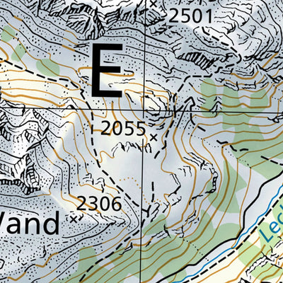 SwissTopo Vorarlberg, 1:100,000 digital map
