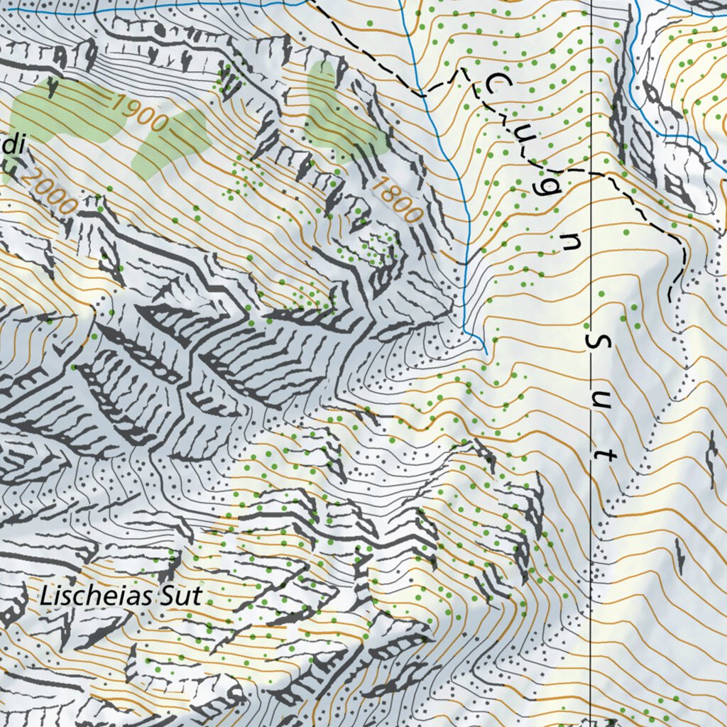 Vrin 2, 1:10,000 Map by SwissTopo | Avenza Maps