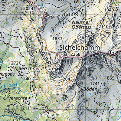 SwissTopo Walenstadt, 1:50,000 digital map