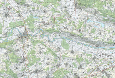 SwissTopo Weinfelden, 1:25,000 digital map