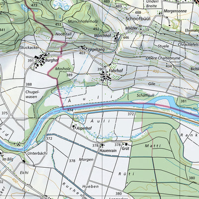 SwissTopo Weinfelden, 1:25,000 digital map