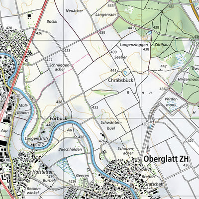 SwissTopo Wil, 1:25,000 digital map