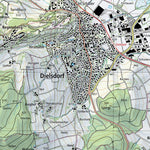 SwissTopo Wil, 1:25,000 digital map