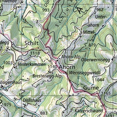 SwissTopo Willisau, 1:50,000 digital map
