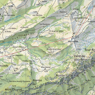 SwissTopo Zernez, 1:25,000 digital map
