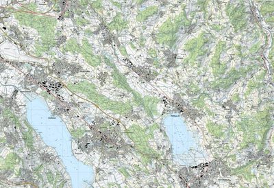 SwissTopo Zürich, 1:25,000 digital map