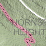 Sydney Bushwalking Maps Crosslands Ridge Walk digital map