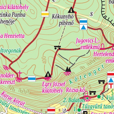 Szarvas András private entrepreneur Badacsony turistatérkép, tourist map digital map