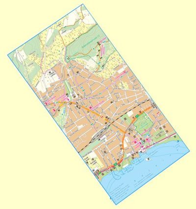 Szarvas András private entrepreneur Balatonfüred city map, várostérkép digital map